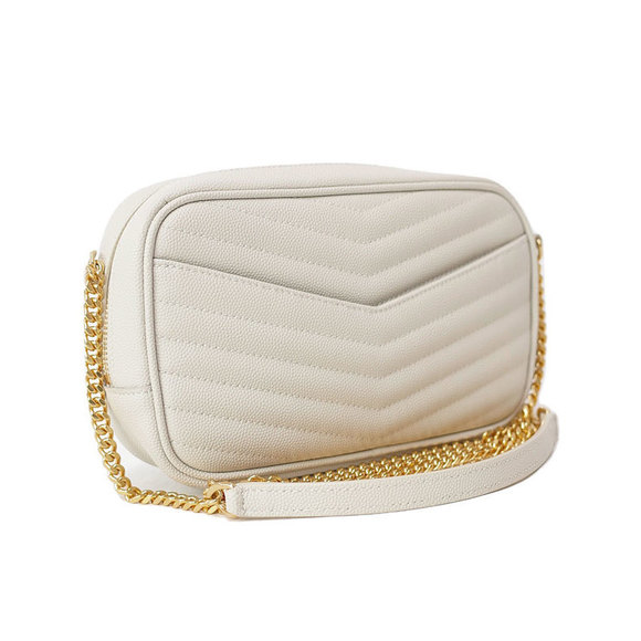 Saint Laurent Paris Lou Mini Bag Shoulder Bag Ivory Black - Picture 2 of 9